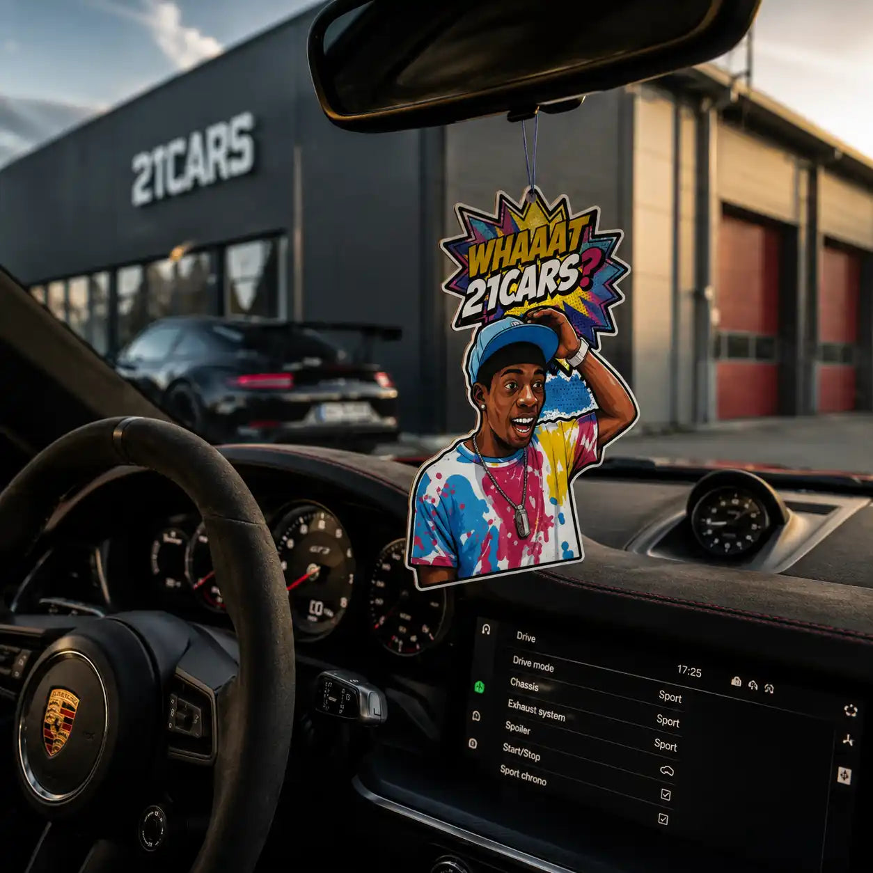 21CARS Lifestyle Meme Duftbaum im Porsche