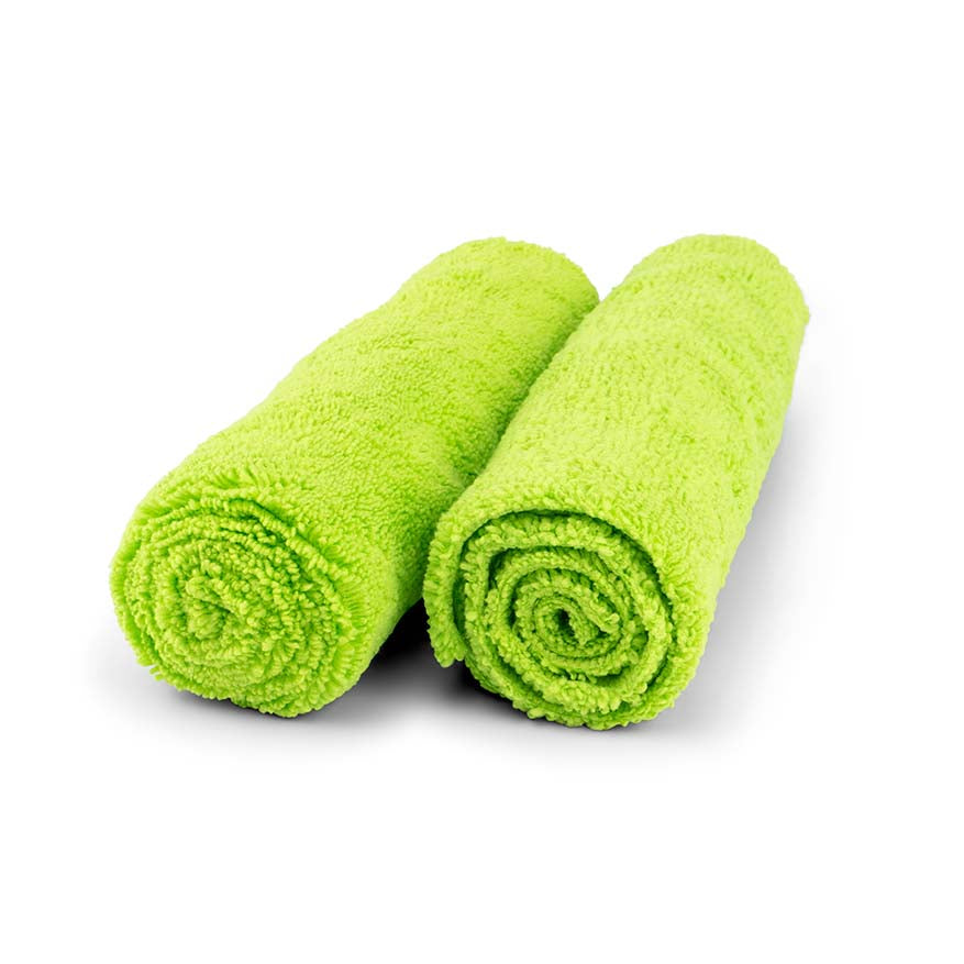Lot de 2 microfibres vertes