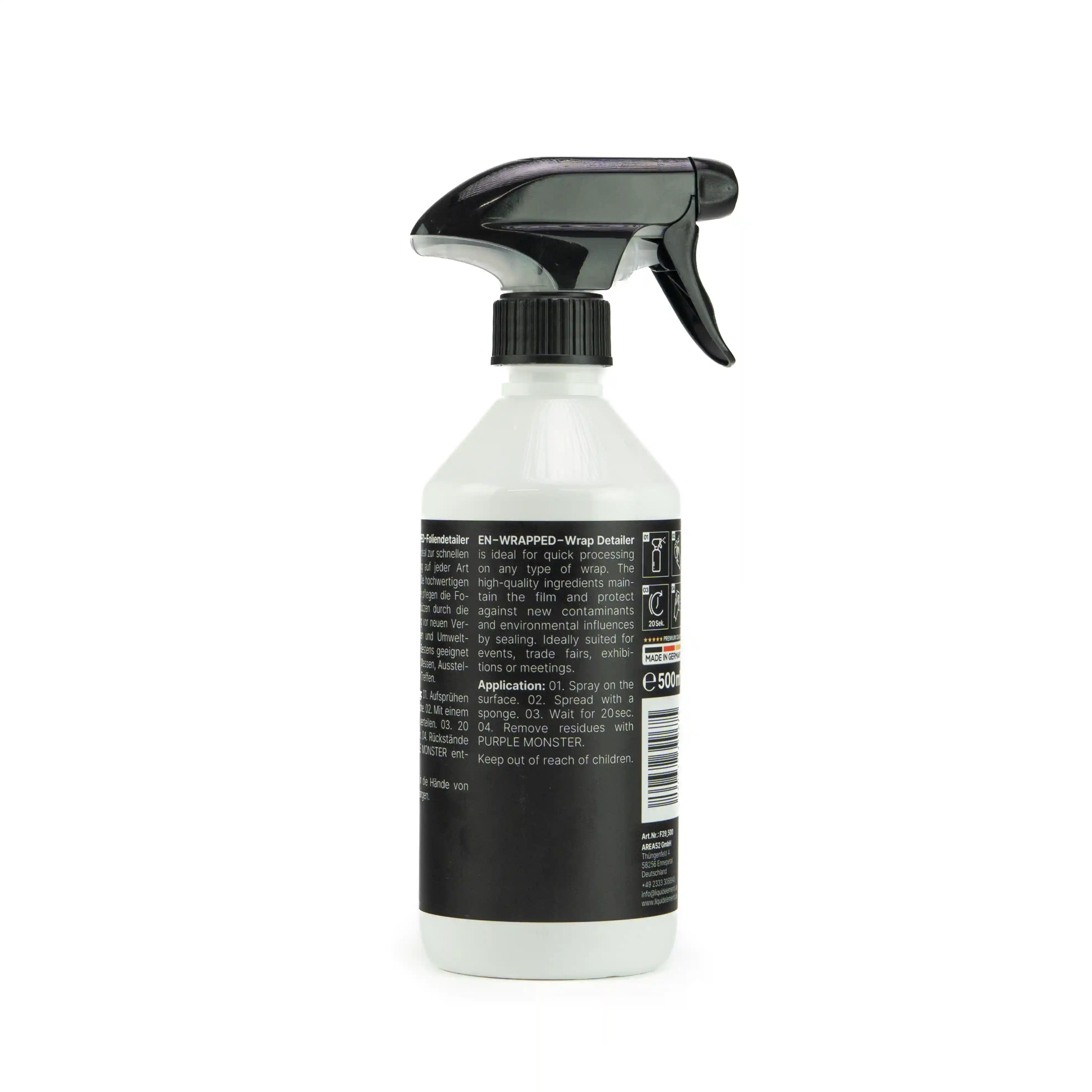 Auto Folienreiniger und Folienpflege Produkt