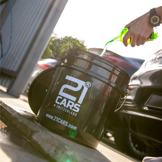 Wascheimer mit Deckel | 16 Liter