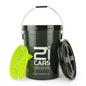 Wascheimer mit Deckel | 16 Liter