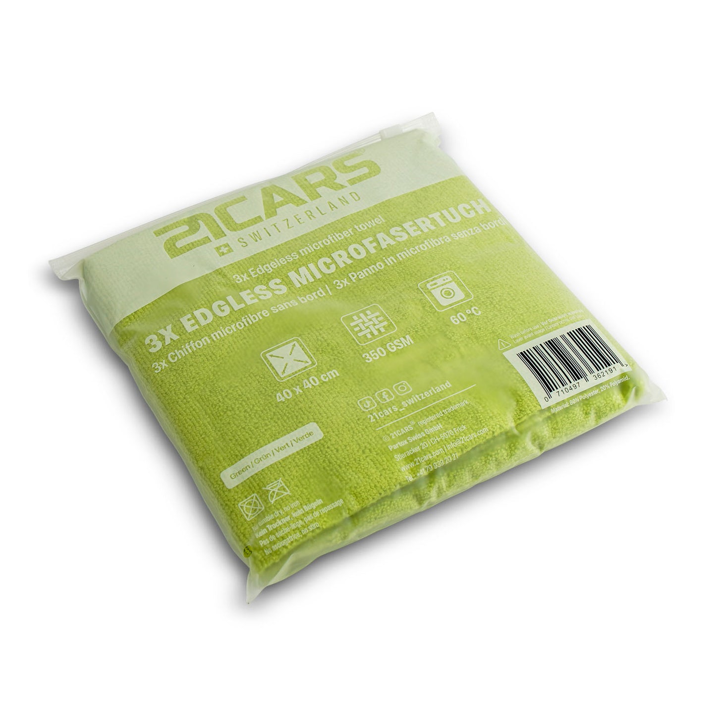 Chiffon en microfibre sans bords | 40 x 40 cm 