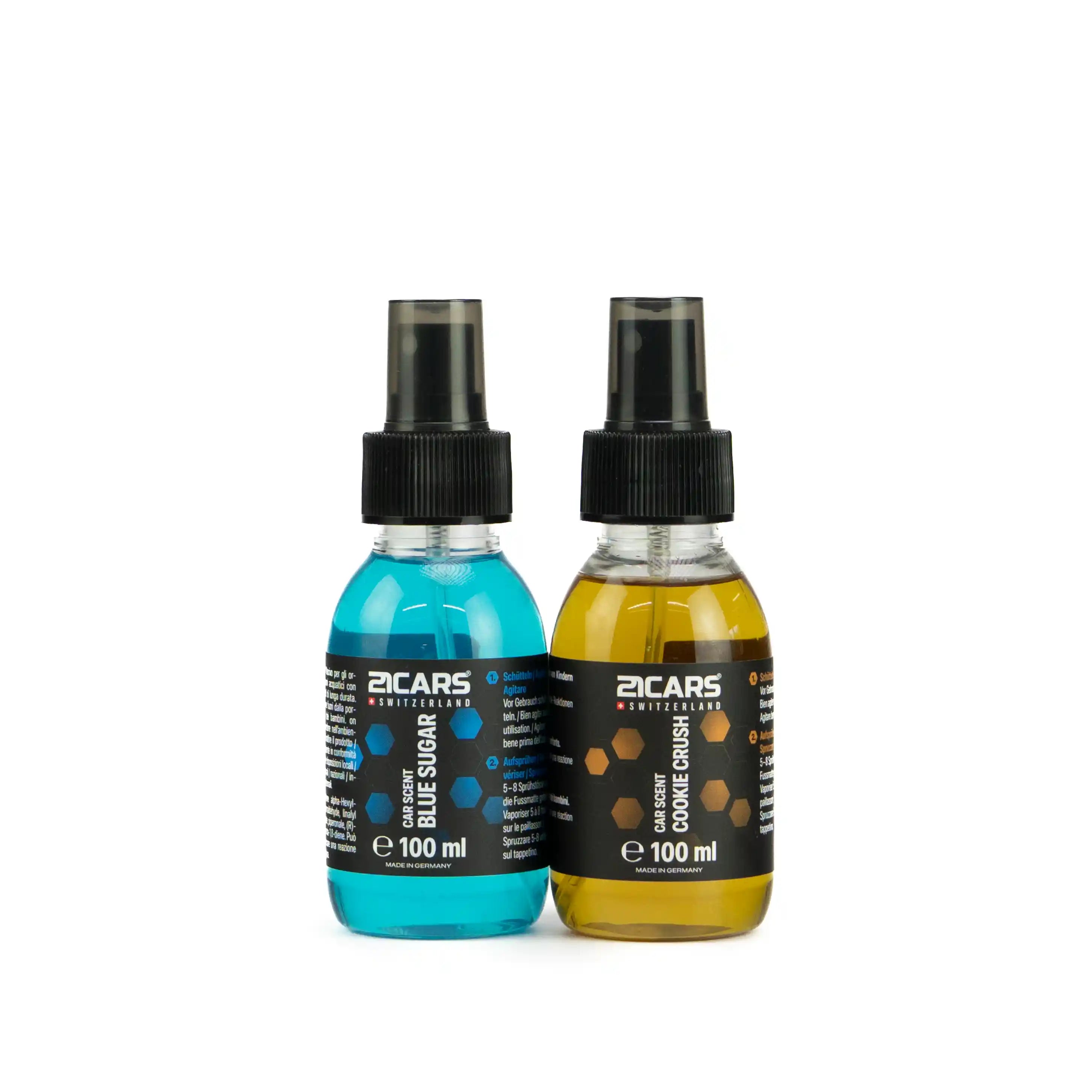 21CARS Auto Duft Zweier Set mit Blue Sugar und Cookie Crush