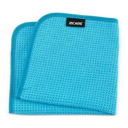 Set Waffle Microfasertuch für Scheibenreinigung Auto | 40x40cm - 300 GSM