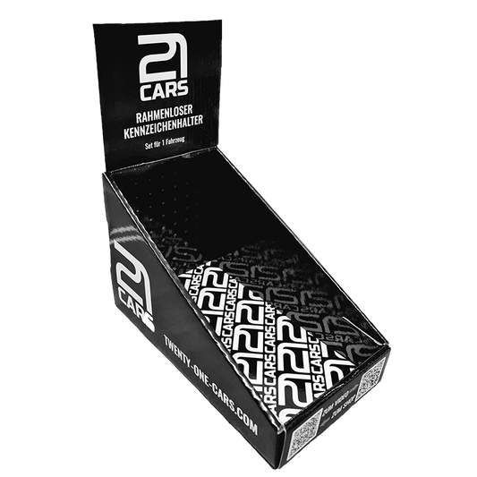 Porte-plaque d'immatriculation pour concessionnaire